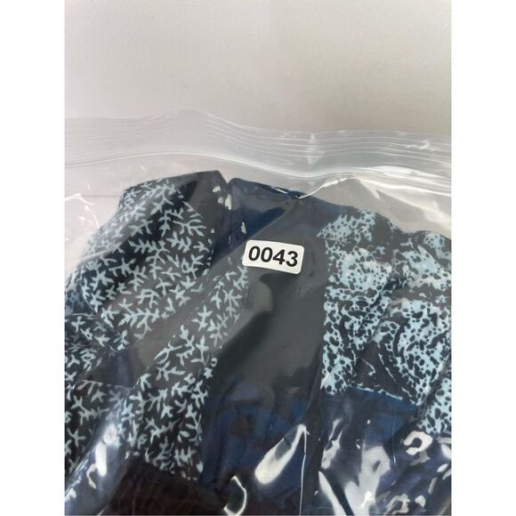 Earthbound Blue Patchwork Off the Shoulder Jumpsuit‎ Size M - Picture 12 of 12